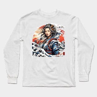 Samurai Girl Long Sleeve T-Shirt